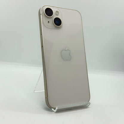 【全額返金保証】【最速発送】Apple iPhone iPhone 14 128GB スターライト Softbank SIMフリー 白ロム 動作確認済 85%