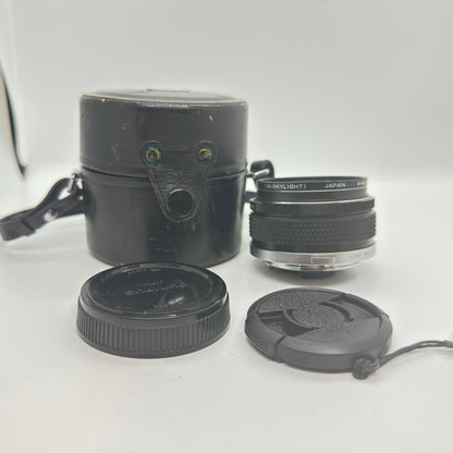【全額返金保証】【最速発送】OLYMPUS OM-SYSTEM G.ZUIKO AUTO-W 1:3.5 f=28mm 美品 動作確認済