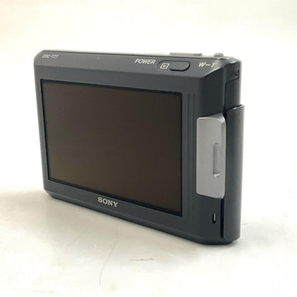【全額返金保証】【最速発送】Sony コンパクトデジタルカメラ サイバーショット DSC-T77 [ブラック] 美品 動作確認済