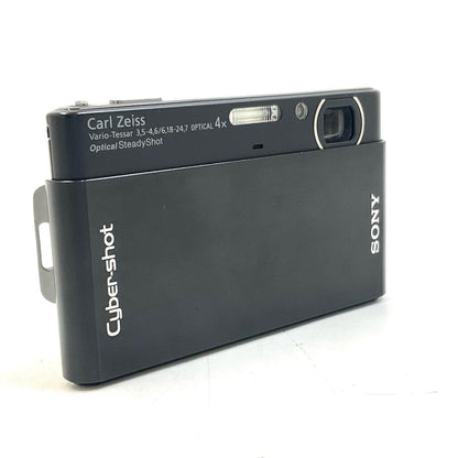 【全額返金保証】【最速発送】Sony コンパクトデジタルカメラ サイバーショット DSC-T77 [ブラック] 美品 動作確認済