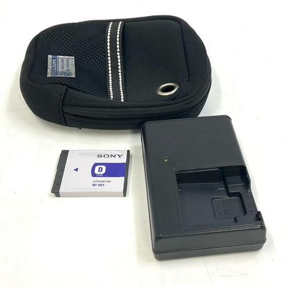 【全額返金保証】【最速発送】Sony コンパクトデジタルカメラ サイバーショット DSC-T77 [ブラック] 美品 動作確認済