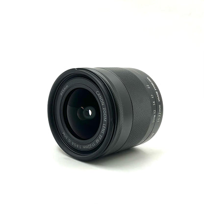 【全額返金保証】【最速発送】Canon EF-M11-22mm F4-5.6 IS STM [グラファイト] 超美品 動作確認済