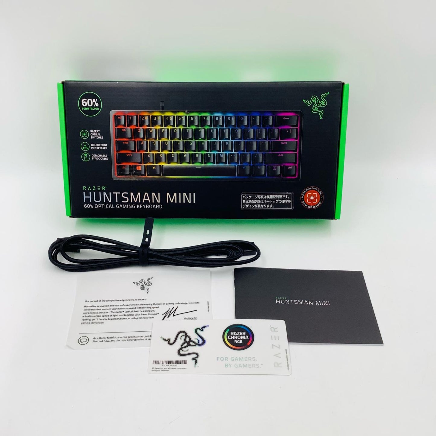 【全額返金保証】【最速発送】Razer HUNTSMAN MINI RZ03-0339 美品 動作確認済