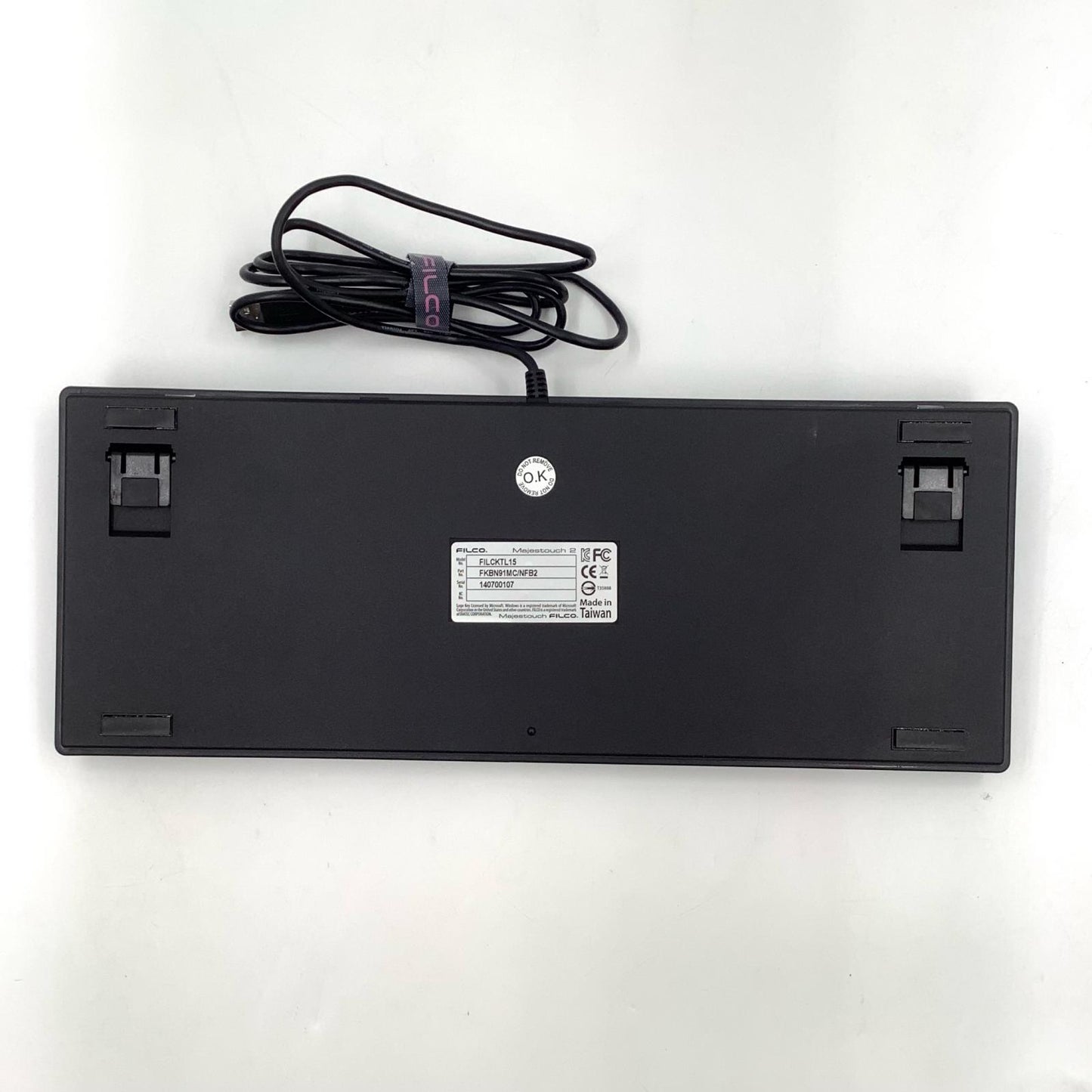 【全額返金保証】【最速発送】FILCO Majestouch BLACK Tenkeyless FKBN91MC/NFB2 美品 動作確認済
