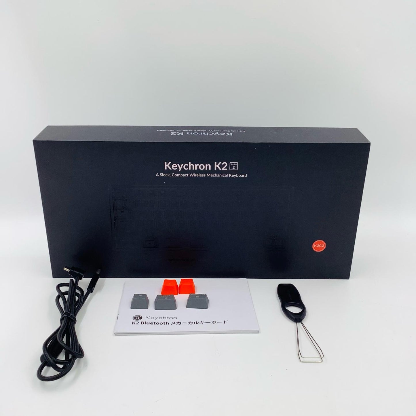 【全額返金保証】【最速発送】Keychron K2 Wireless Mechanical Keyboard K2C2 美品 動作確認済