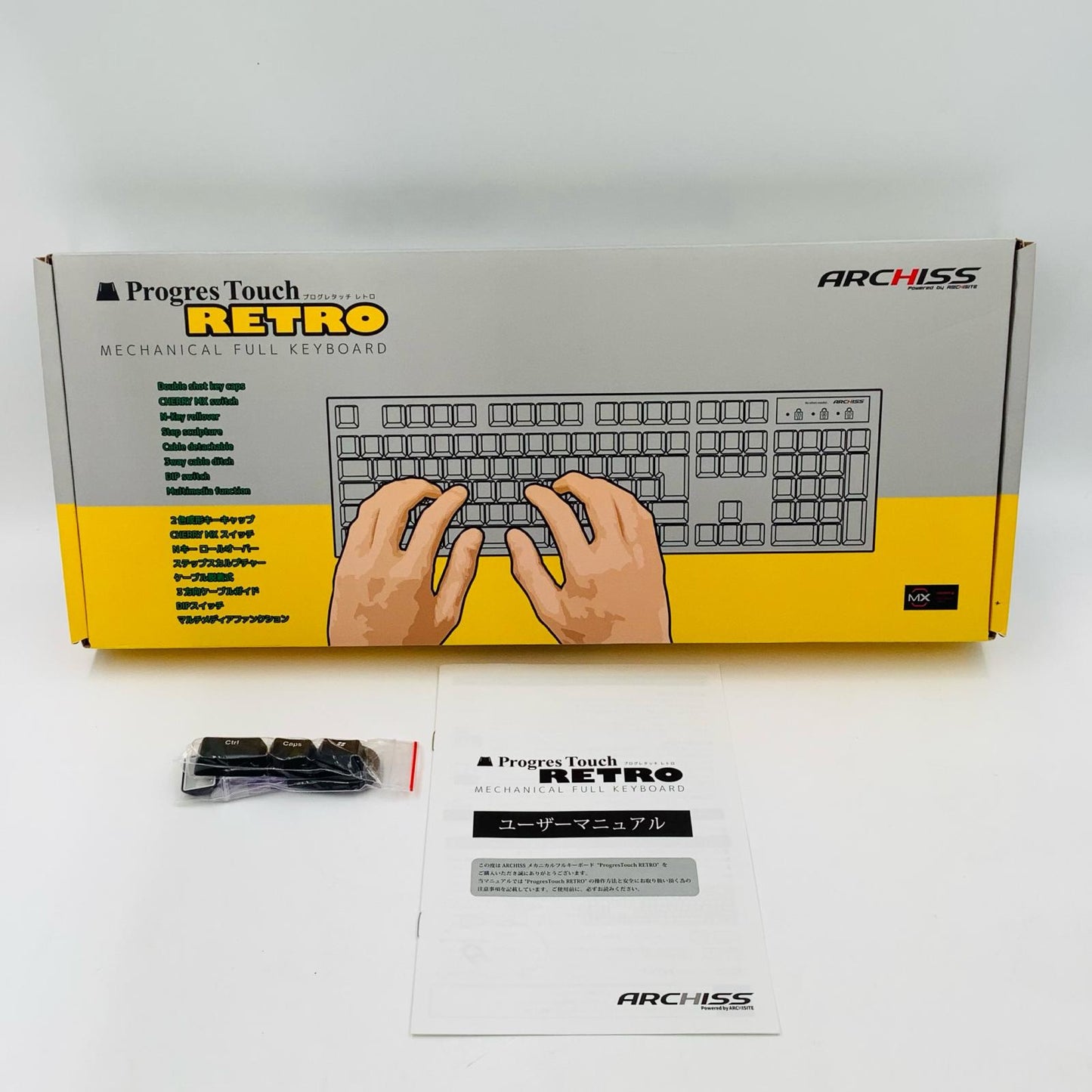 【全額返金保証】【最速発送】ARCHISS ProgresTouch RETRO AS-KBPD08/CBKN 美品 動作確認済