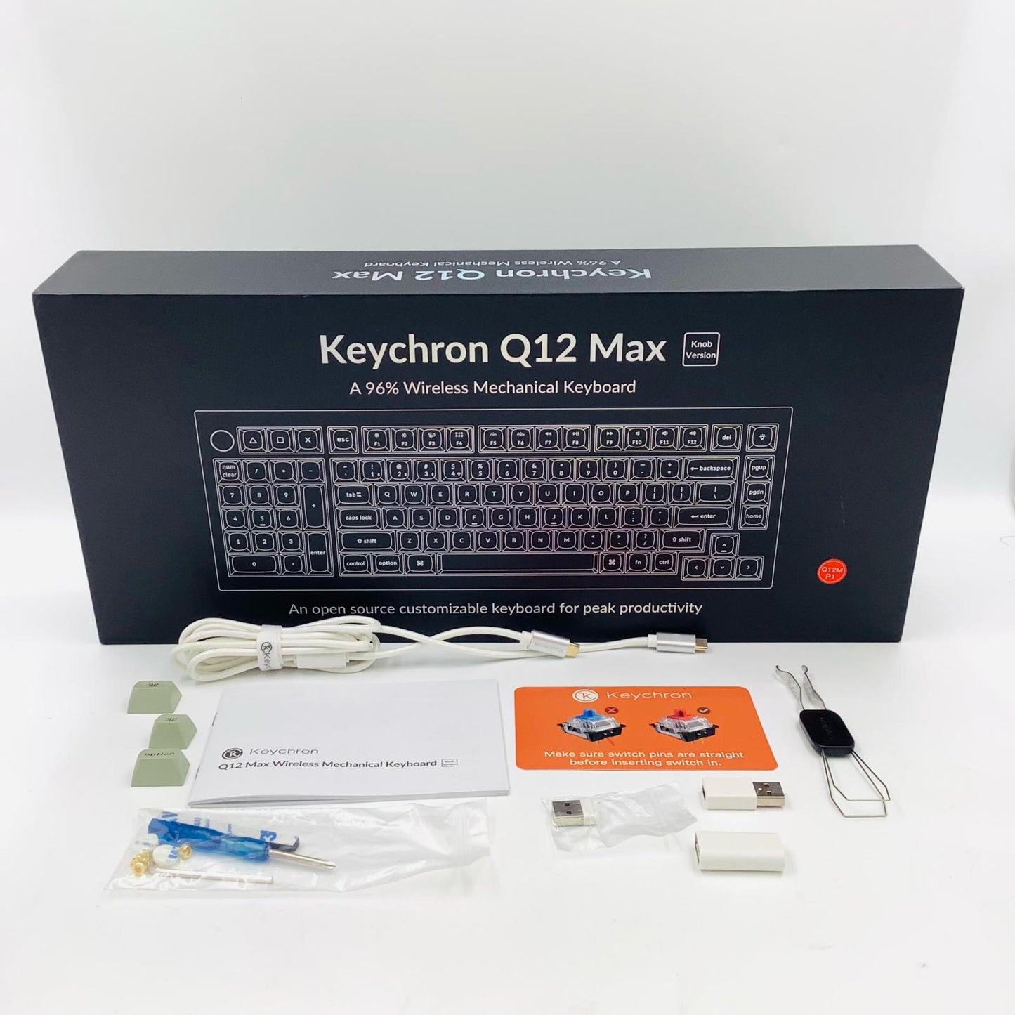 【全額返金保証】【最速発送】Keychron Q12 Max Q12M-P1 美品 動作確認済