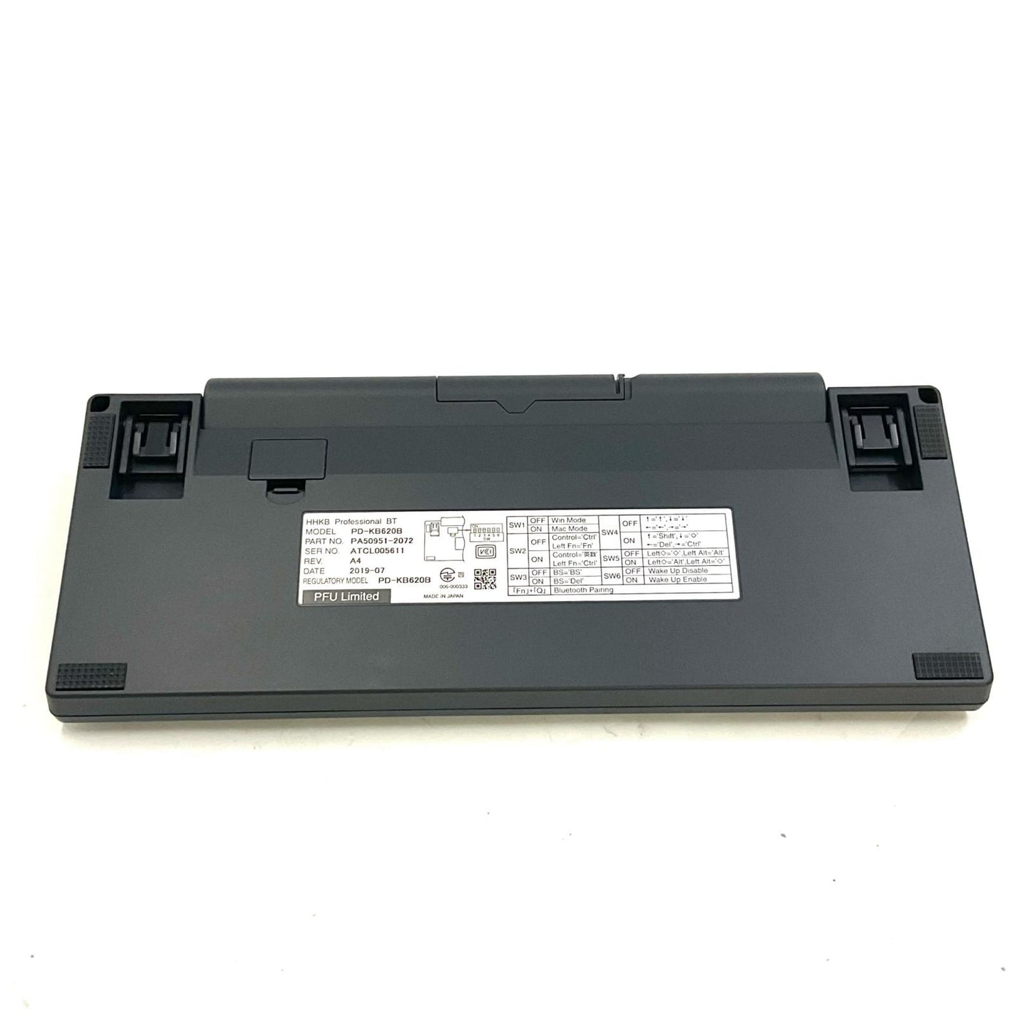 【全額返金保証】【最速発送】PFU Happy Hacking Keyboard Professional BT PD-KB620B 美品 動作確認済