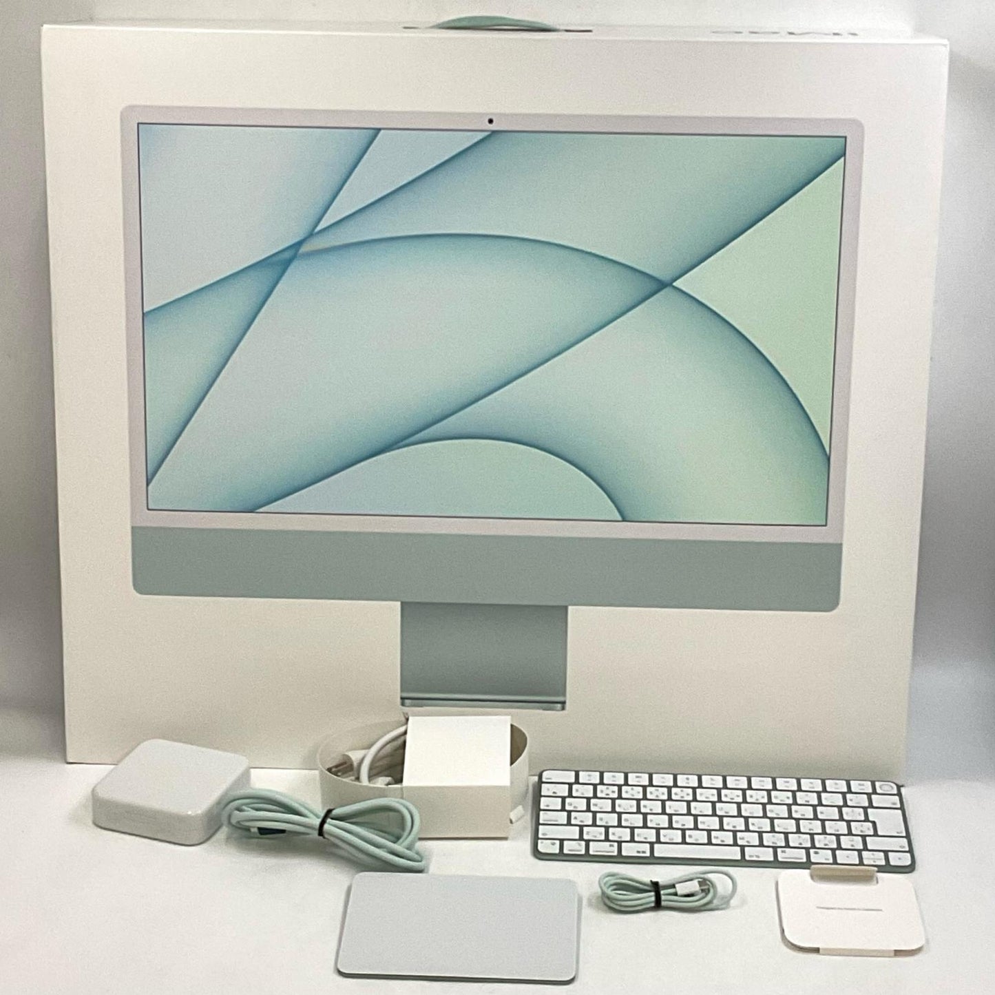 【全額返金保証】【最速発送】Apple iMac 24インチ Apple M1 8GB SSD 256GB グリーン 動作確認済