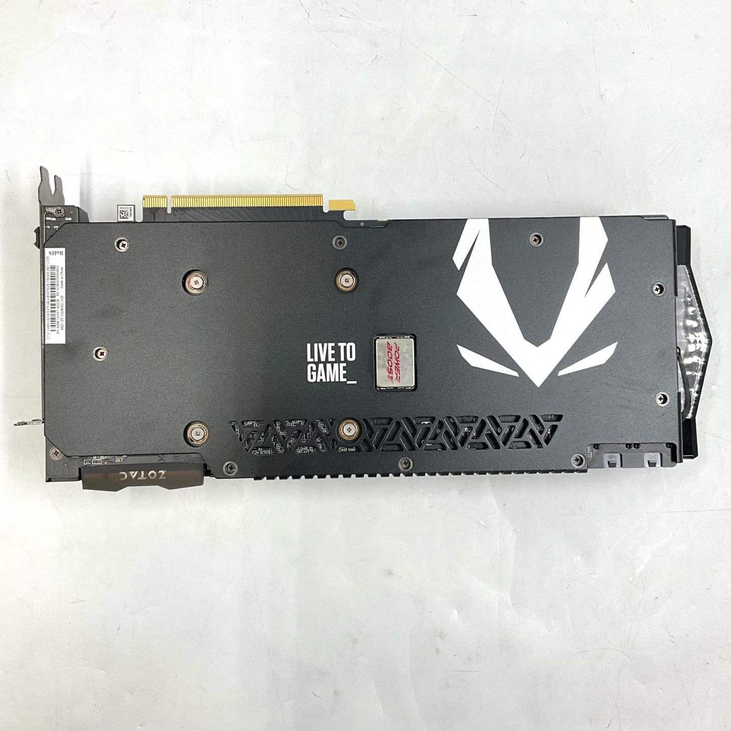 【全額返金保証】【最速発送】ZOTAC GeForce RTX 2080 AMP Extreme Core 8GB ZT-T20800C-10P 美品 動作確認済