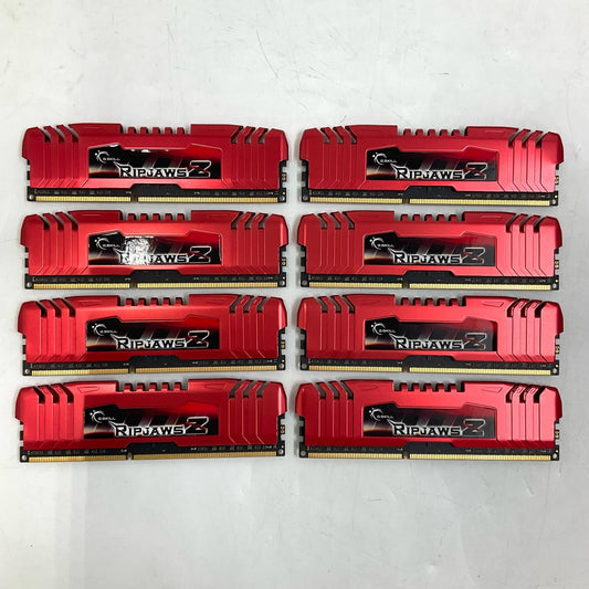 【全額返金保証】【最速発送】G.Skill メモリ DDR3 PC3-12800 8GB 8枚組 F3-12800CL10Q2-64GBZL 美品 動作確認済