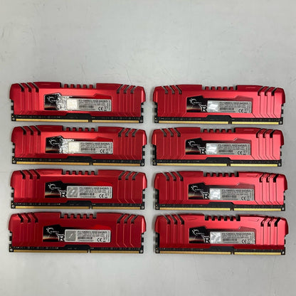 【全額返金保証】【最速発送】G.Skill メモリ DDR3 PC3-12800 8GB 8枚組 F3-12800CL10Q2-64GBZL 美品 動作確認済
