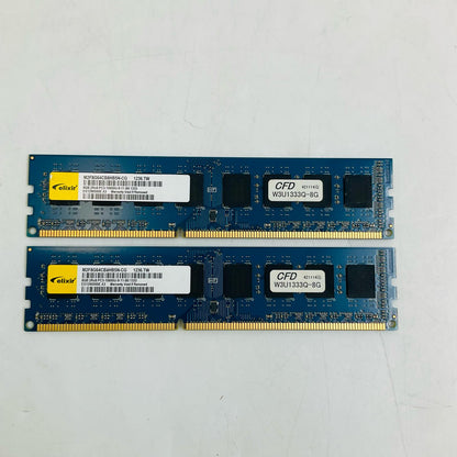 【全額返金保証】【最速発送】Elixir 8GB DDR3 2枚組 M2F8G64CB8HB5N-CG 美品 動作確認済