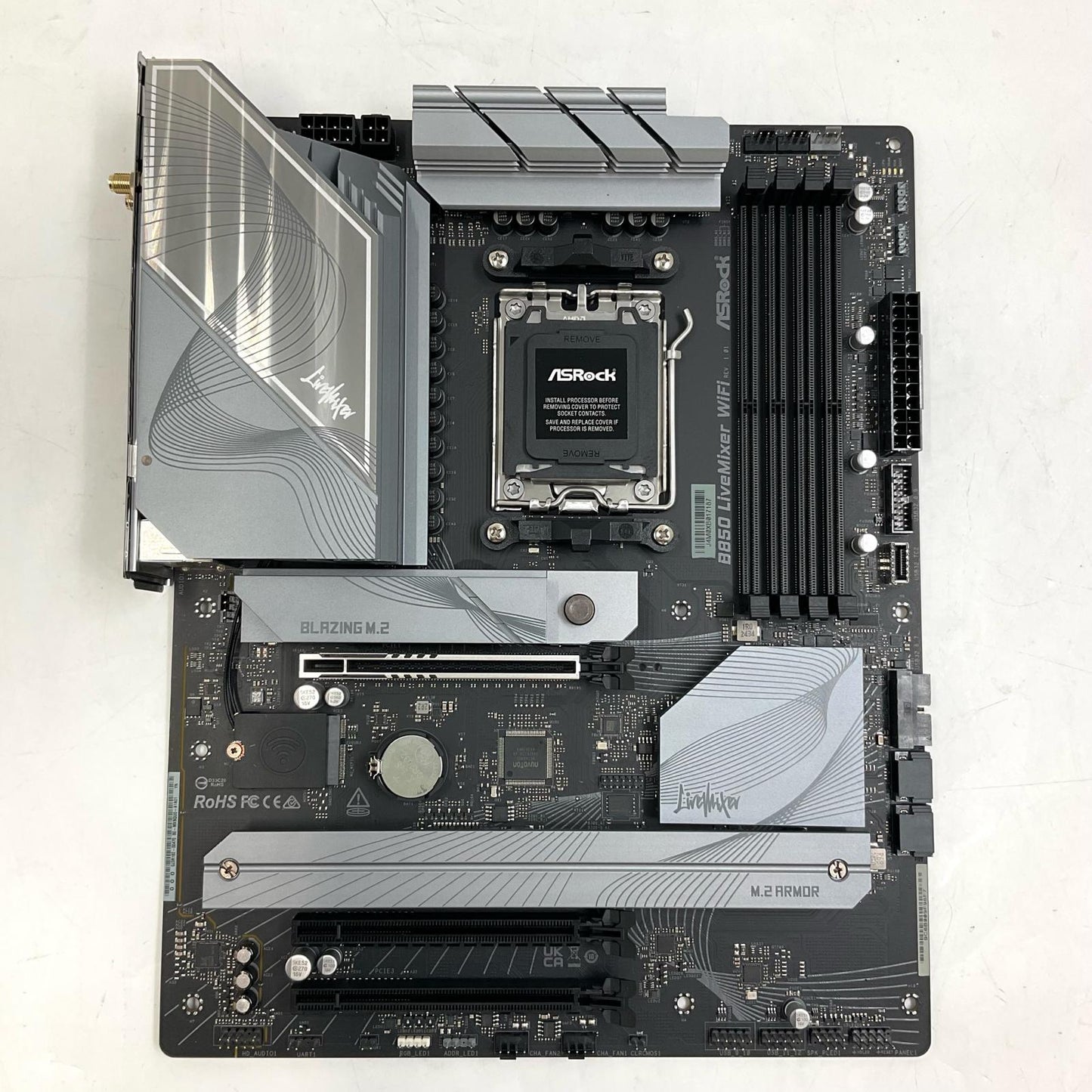【全額返金保証】【最速発送】ASRock マザーボード B850 LiveMixer WiFi 90-MXBQU0-A0UAYZ 超美品 動作確認済