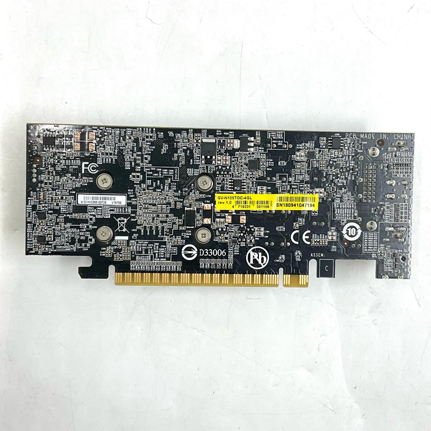 【全額返金保証】【最速発送】GIGABYTE GeForce GTX 1050 Ti GV-N105TOC-4GL 美品 動作確認済