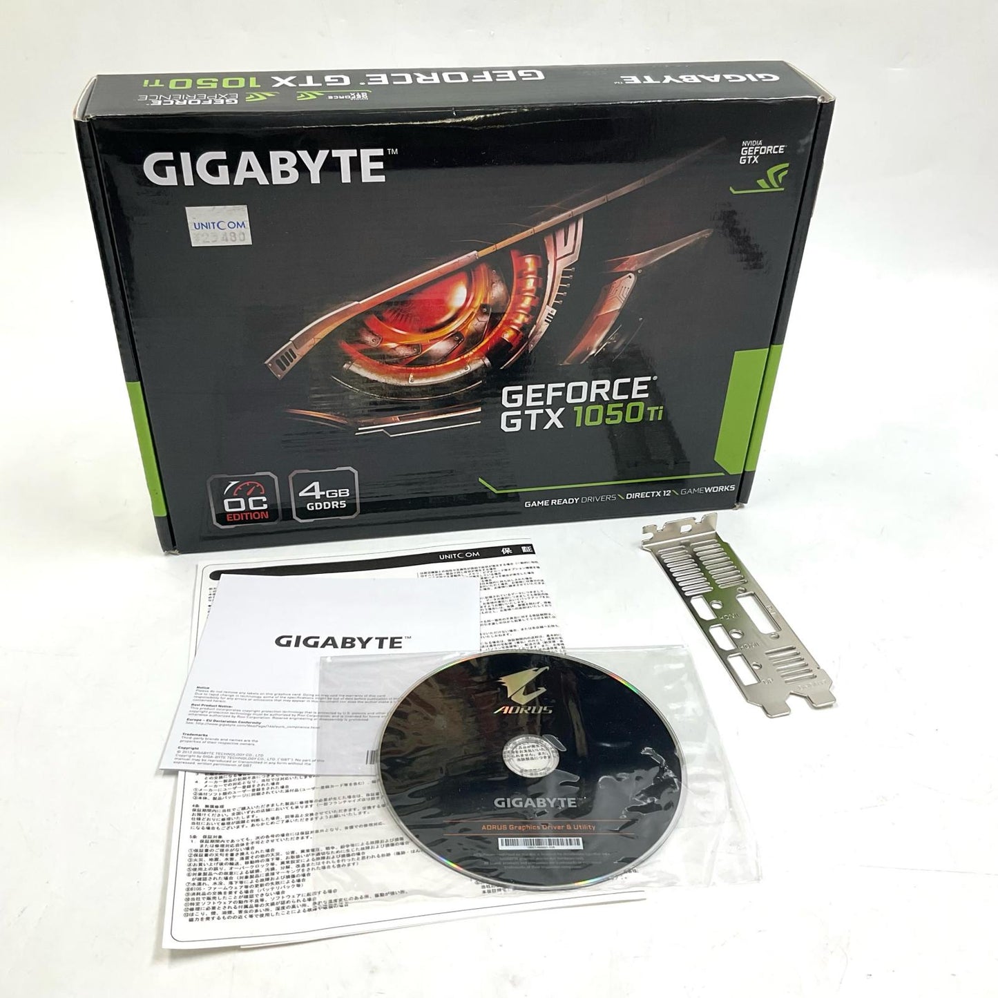 【全額返金保証】【最速発送】GIGABYTE GeForce GTX 1050 Ti GV-N105TOC-4GL 美品 動作確認済