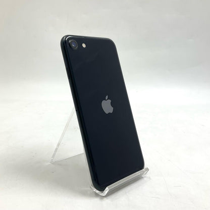 【全額返金保証】【最速発送】Apple iPhone iPhone SE（第3世代） 64GB ミッドナイト docomo 白ロム 動作確認済 85%