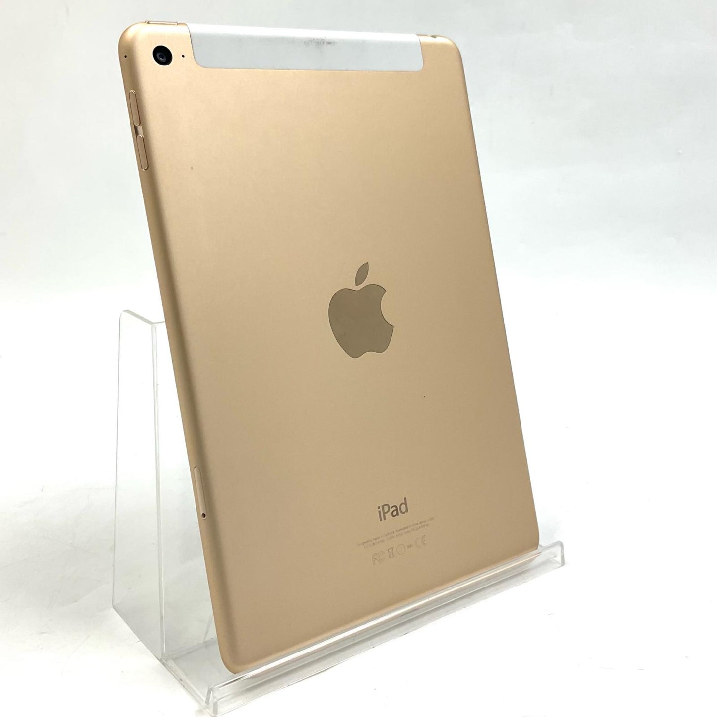 【全額返金保証】【最速発送】Apple iPad mini 7.9インチ 第4世代 16GB ゴールド WiFi+Cellular SIMフリー 美品 動作確認済
