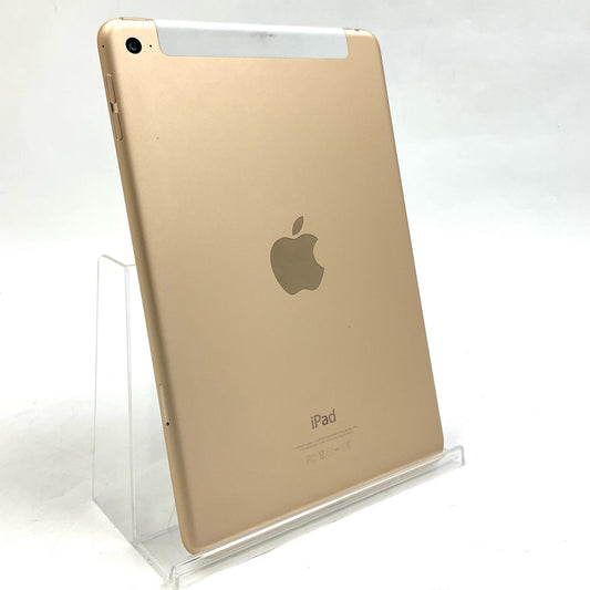 【全額返金保証】【最速発送】Apple iPad mini 7.9インチ 第4世代 16GB ゴールド WiFi+Cellular SIMフリー 美品 動作確認済