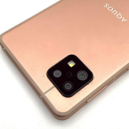 【最速発送】SHARP AQUOS sense6s 64GB ライトカッパー Softbank SH-M19s-y 白ロム【難有】