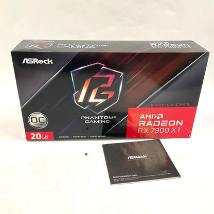 【全額返金保証】【最速発送】ASRock グラフィックボード Phantom Gaming RX7900XT PG 20GO 美品 動作確認済