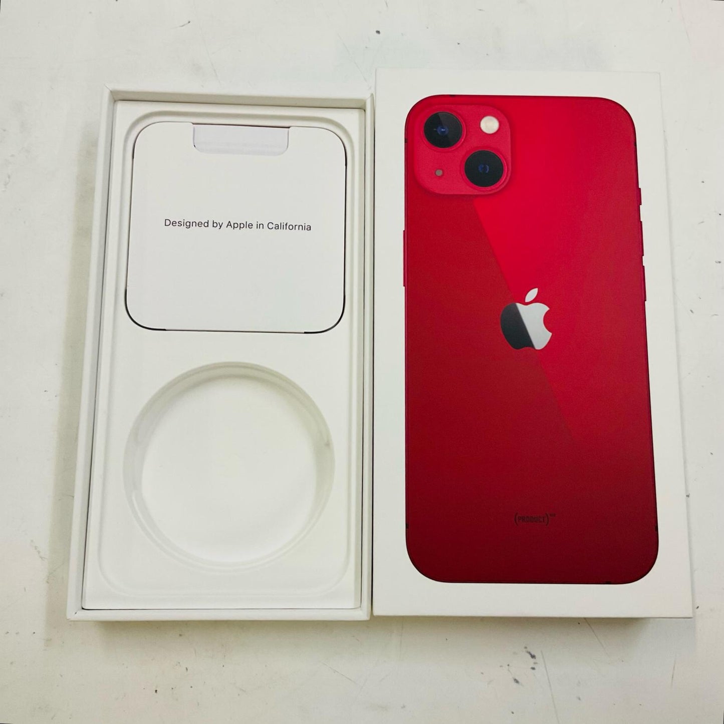 【全額返金保証】【最速発送】Apple iPhone iPhone 13 128GB (PRODUCT)RED 楽天モバイル SIMフリー 白ロム 美品 動作確認済 88%