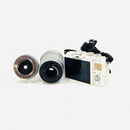 【全額返金保証】【最速発送】OLYMPUS デジタル一眼 PEN Lite E-PL7 EZダブルズームキット [ホワイト] 美品 動作確認済