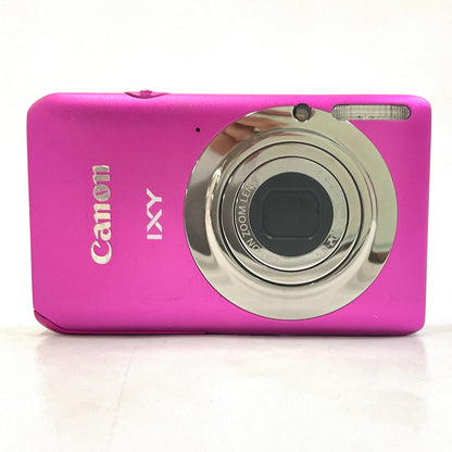 【全額返金保証】【最速発送】Canon コンパクトデジタルカメラ IXY 210F ピンク 動作確認済