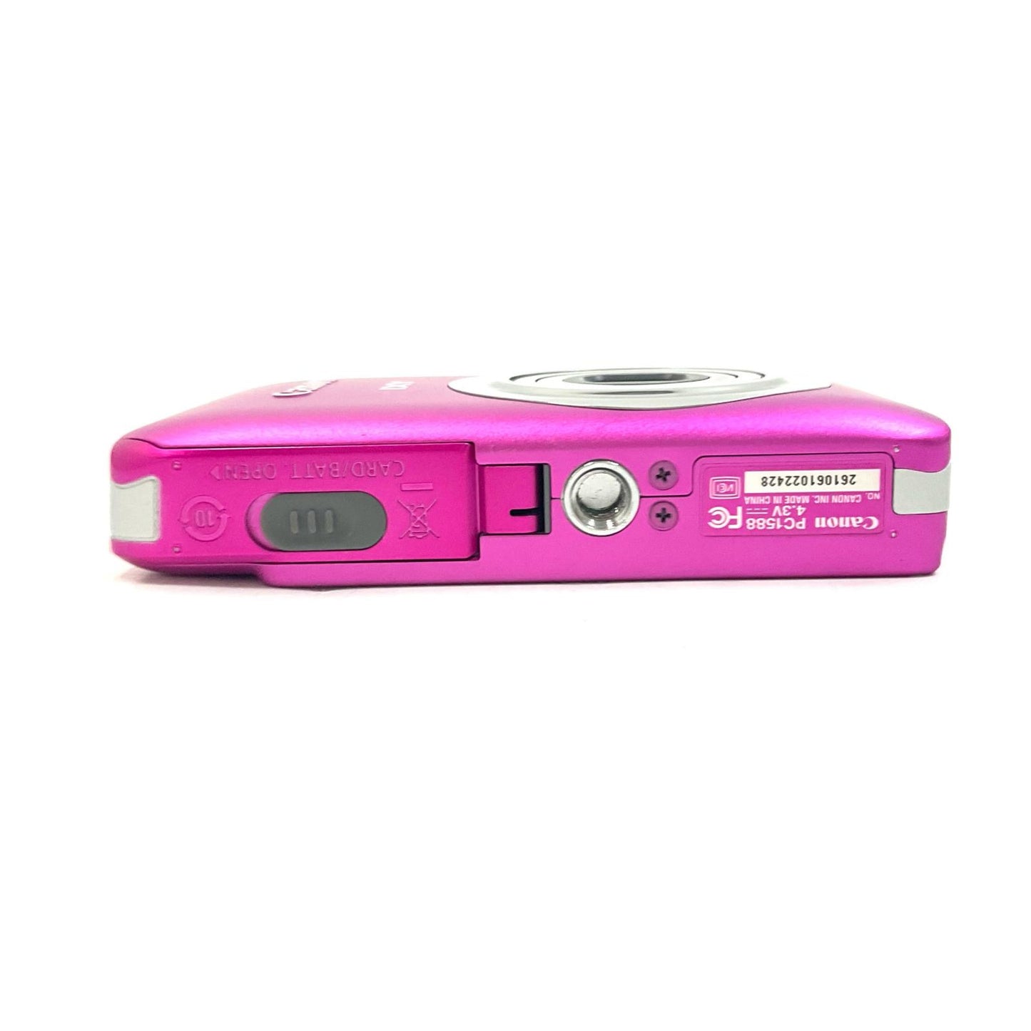【全額返金保証】【最速発送】Canon コンパクトデジタルカメラ IXY 210F ピンク 動作確認済