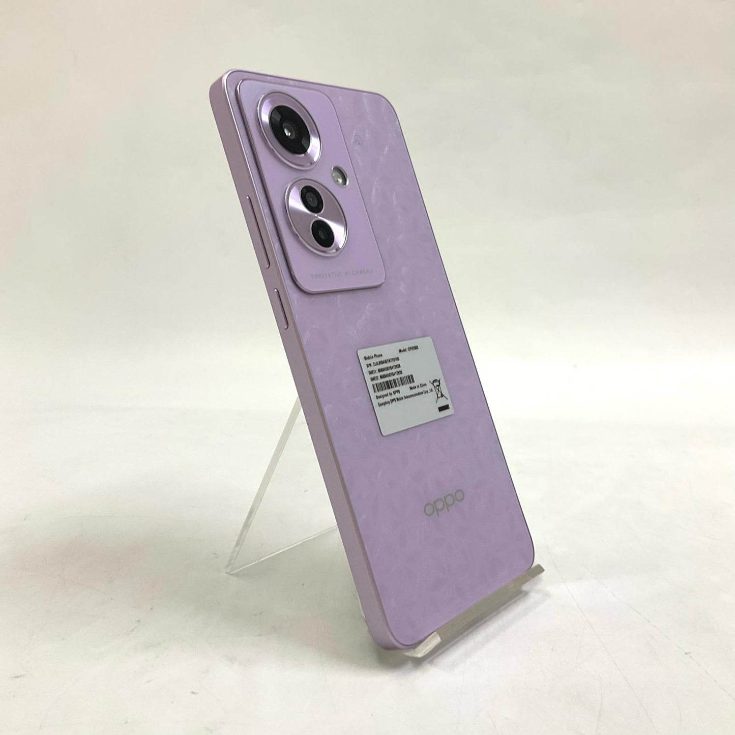 【全額返金保証】【最速発送】OPPO Reno 11 A 128GB コーラルパープル 楽天モバイル CPH2603 白ロム 美品 動作確認済