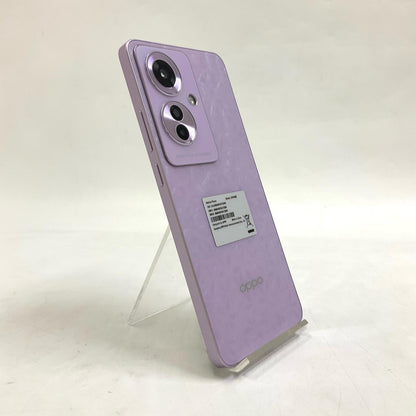 【全額返金保証】【最速発送】OPPO Reno 11 A 128GB コーラルパープル 楽天モバイル CPH2603 白ロム 美品 動作確認済
