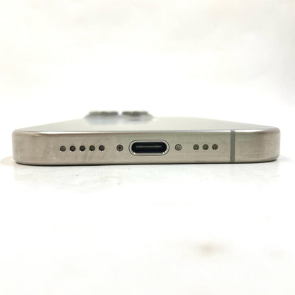 【全額返金保証】【最速発送】Apple iPhone iPhone 15 Pro 512GB ナチュラルチタニウム au SIMフリー 白ロム 美品 動作確認済 85%