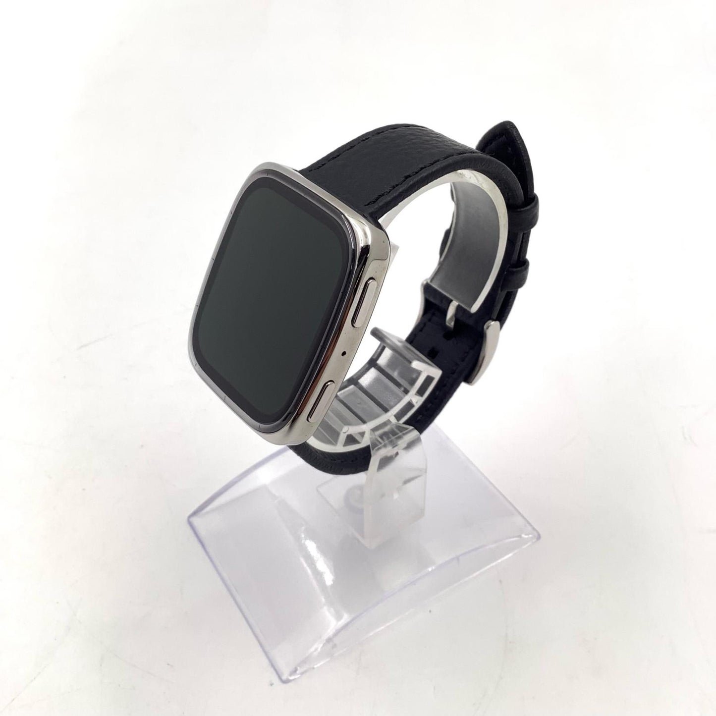 【全額返金保証】【最速発送】Zepp Health Amazfit Active 2プレミアムバージョン[ブラックレザー] 美品 動作確認済