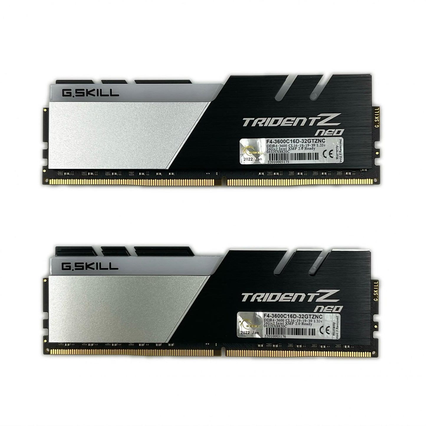 【全額返金保証】【最速発送】G.skill メモリ F4-3600C16D-32GTZNC 美品 動作確認済
