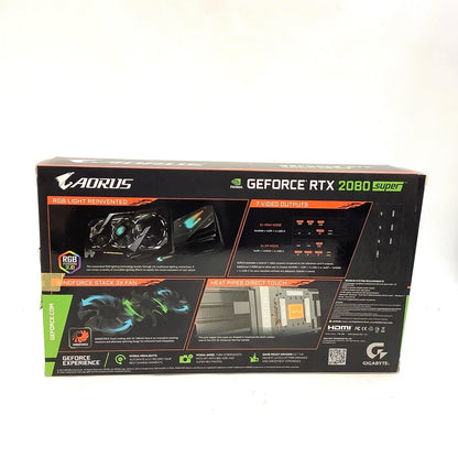 【全額返金保証】【最速発送】GIGABYTE グラフィックボード AORUS GeForce RTX 2080 SUPER 8GB 美品 動作確認済