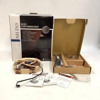 【全額返金保証】【最速発送】noctua CPUクーラー NH-D15 美品 動作確認済