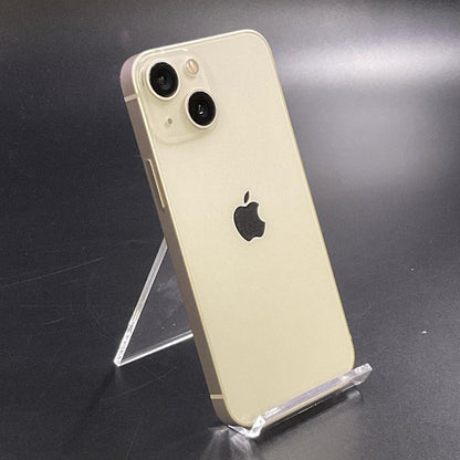 【全額返金保証】【最速発送】Apple iPhone iPhone 13 mini 128GB スターライト Softbank SIMフリー 白ロム 動作確認済 98%