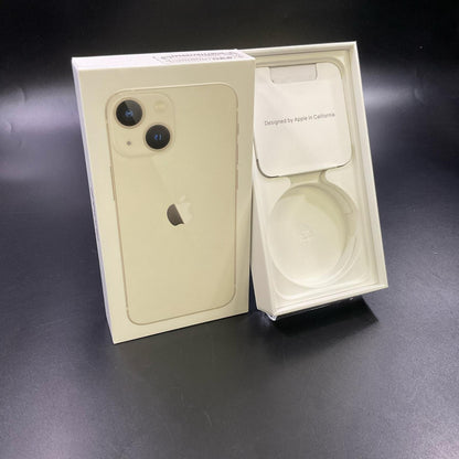 【全額返金保証】【最速発送】Apple iPhone iPhone 13 mini 128GB スターライト Softbank SIMフリー 白ロム 動作確認済 98%
