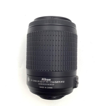 【全額返金保証】【最速発送】Nikon AF-S DX VR Zoom-Nikkor 55-200mm f/4-5.6G IF-ED 美品 動作確認済