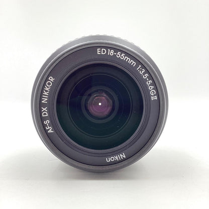 【全額返金保証】【最速発送】Nikon AF-S DX Zoom-Nikkor 18-55mm f/3.5-5.6G ED II 美品 動作確認済