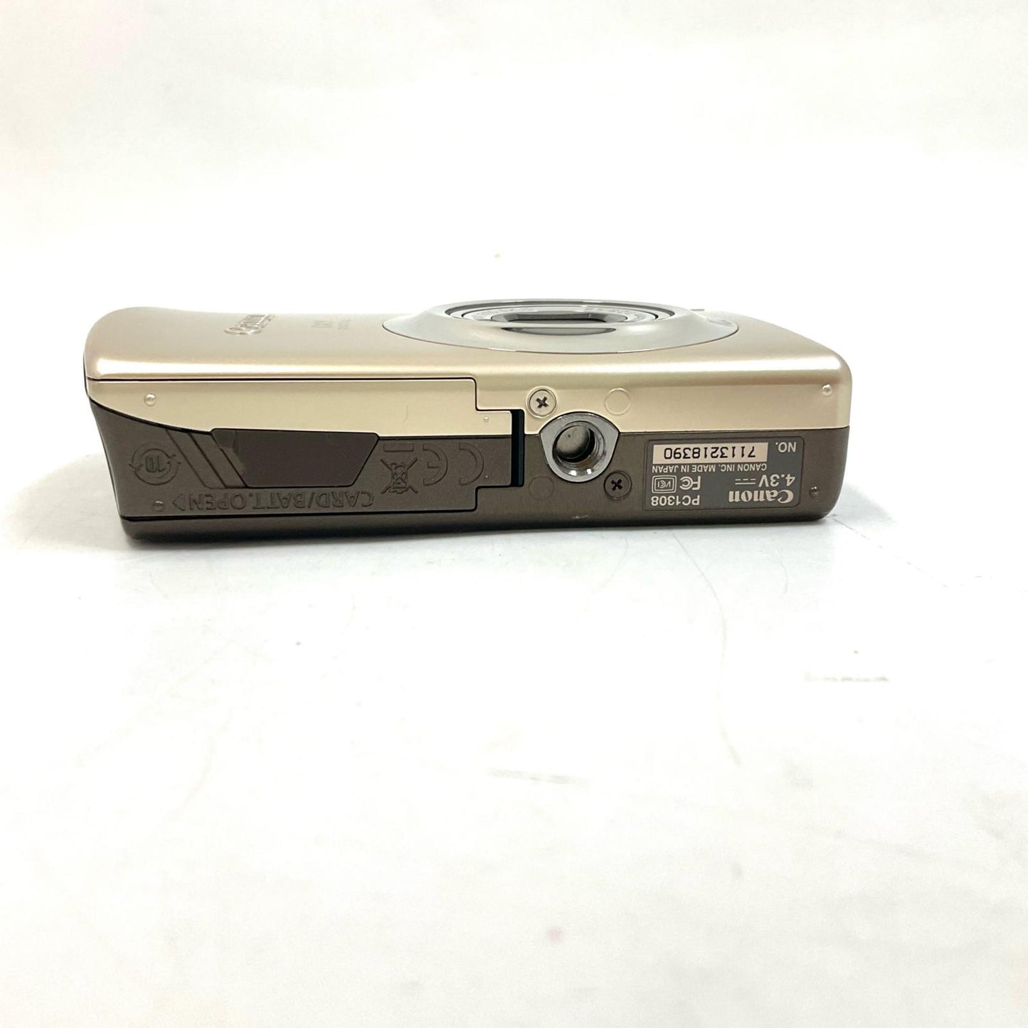【全額返金保証】【最速発送】Canon コンパクトデジタルカメラ IXY DIGITAL 920 IS ゴールド 美品 動作確認済