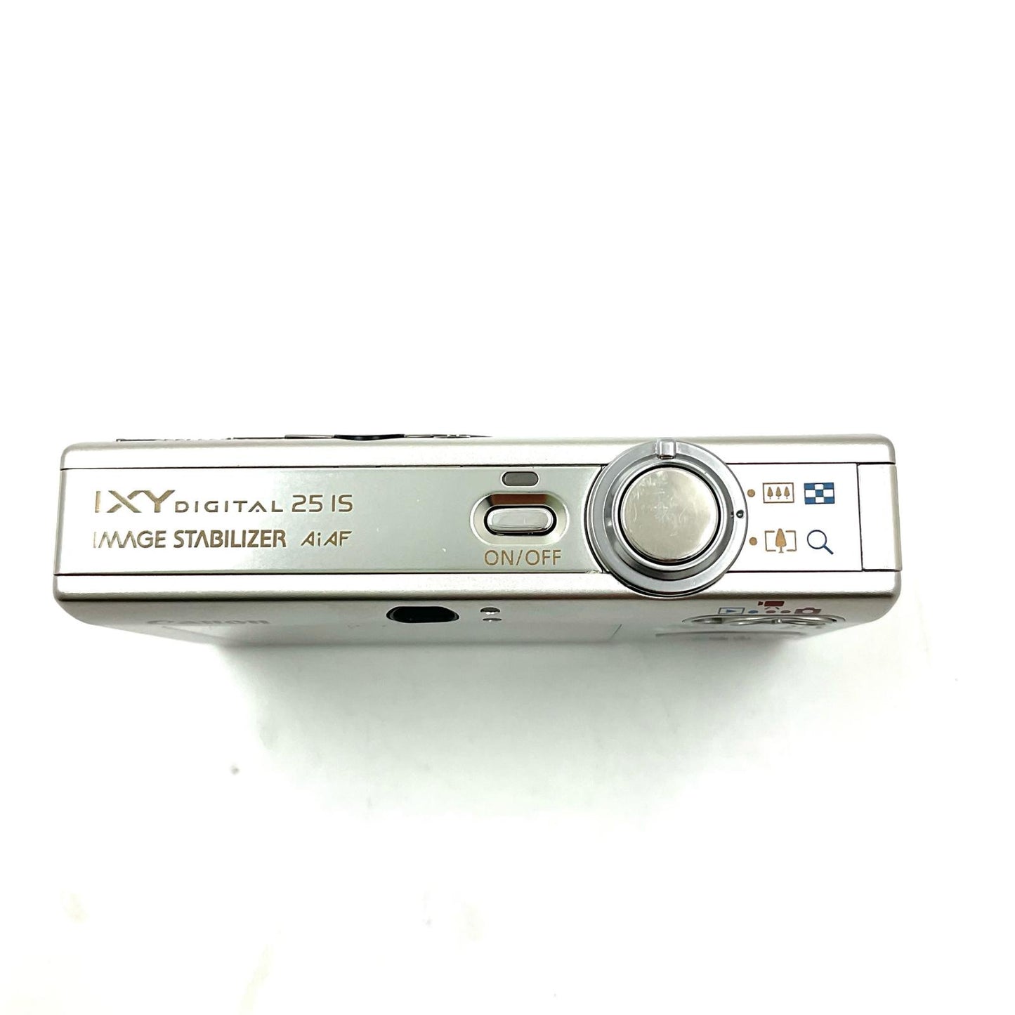 【全額返金保証】【最速発送】Canon コンパクトデジタルカメラ IXY DIGITAL 25 IS シルバー 動作確認済