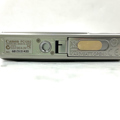 【全額返金保証】【最速発送】Canon コンパクトデジタルカメラ IXY DIGITAL 25 IS シルバー 動作確認済