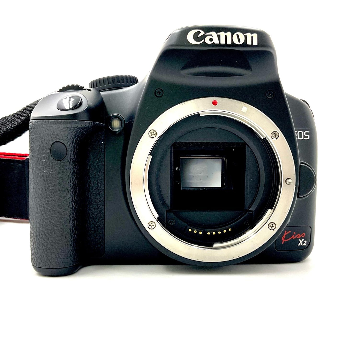 【最速発送】Canon デジタル一眼 EOS Kiss X2 ボディ ブラック【難有】