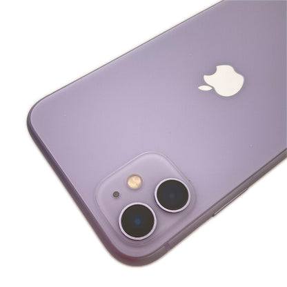 【全額返金保証】【最速発送】Apple iPhone iPhone 11 128GB パープル SIMフリー 白ロム 動作確認済 77%