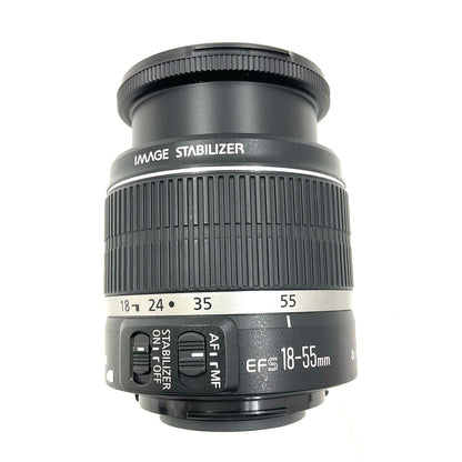 【全額返金保証】【最速発送】Canon EF-S 18-55mm F3.5-5.6 IS 美品 動作確認済