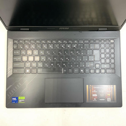 【全額返金保証】【最速発送】MSI CROSSHAIR 16 HX AI 02XW MS-15P4 Intel Core Ultra 9 275HX 32GB M.2 SSD 1TB RTX 5060 Laptop 99.3% 美品 動作確認済