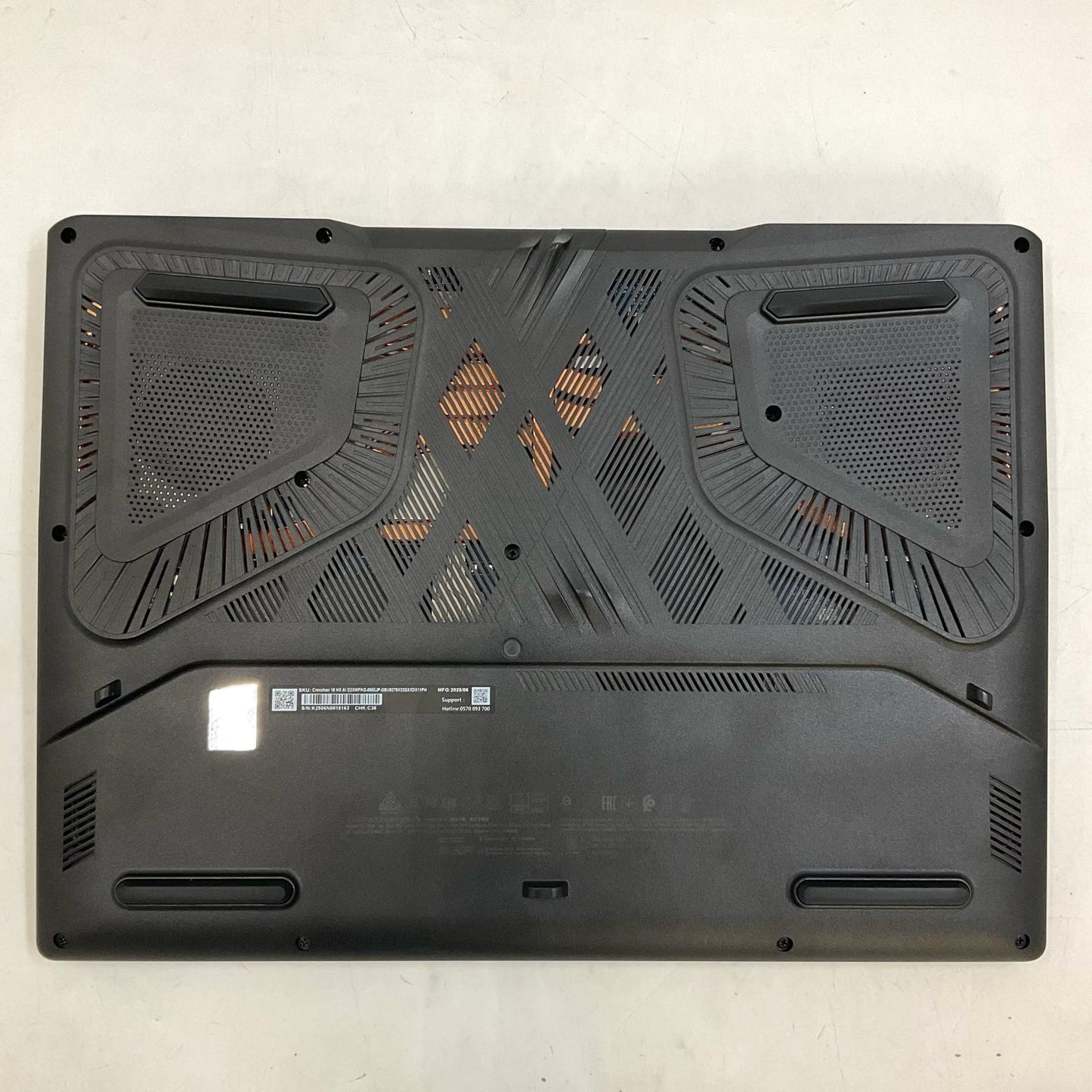 【全額返金保証】【最速発送】MSI CROSSHAIR 16 HX AI 02XW MS-15P4 Intel Core Ultra 9 275HX 32GB M.2 SSD 1TB RTX 5060 Laptop 99.3% 美品 動作確認済