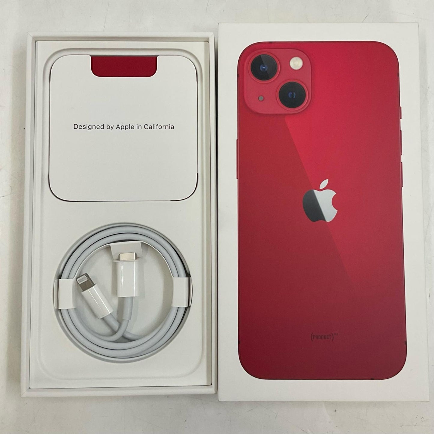 【全額返金保証】【最速発送】Apple iPhone iPhone 13 128GB (PRODUCT)RED au SIMフリー 白ロム 動作確認済 77%