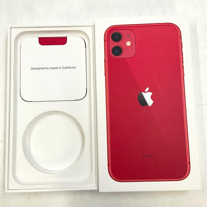 【全額返金保証】【最速発送】Apple iPhone iPhone 11 64GB (PRODUCT)RED SIMフリー 白ロム 動作確認済 78%